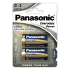 Batteria Mezza Torcia C Panasonic LR14EPS 2BP EVERYDAY POWER