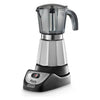 Moka elettrica De Longhi 0132037005 ALICIA Emk 4 Gray e Black