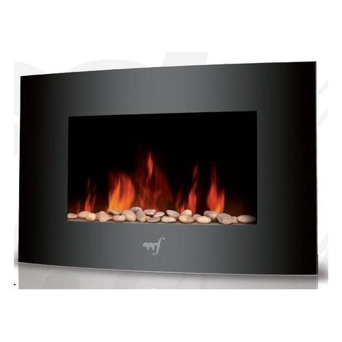 Termoconvettore Melchioni 158640050 WALLFLAME Black