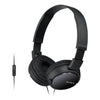 Cuffie microfono filo Sony MDRZX110APB CE7 SERIE ZX Pieghevole Black