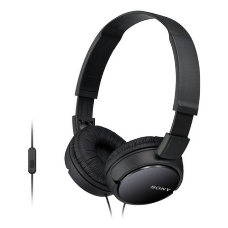 Cuffie microfono filo Sony MDRZX110APB CE7 SERIE ZX Pieghevole Black