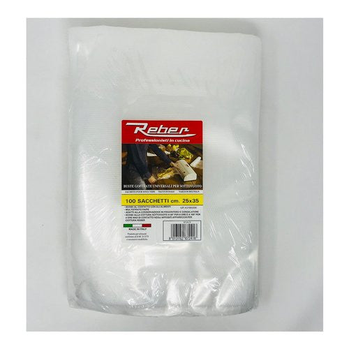Sacchetti sottovuoto Reber 6724 N Goffrati 25x35 cm