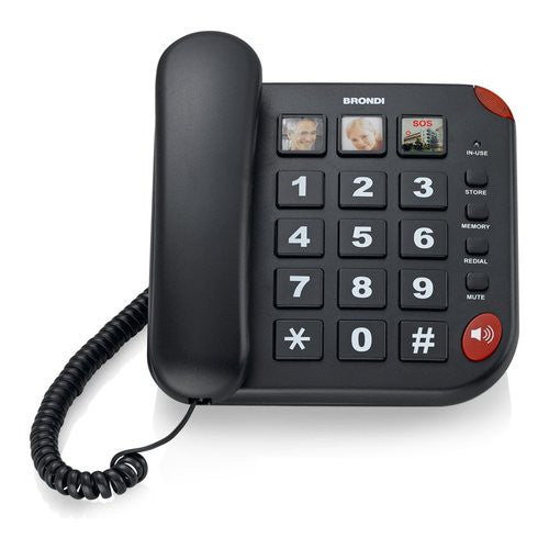 Telefono fisso Brondi BRAVO 15 Black