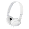 Cuffie microfono filo Sony MDRZX110APW CE7 SERIE ZX Pieghevole White