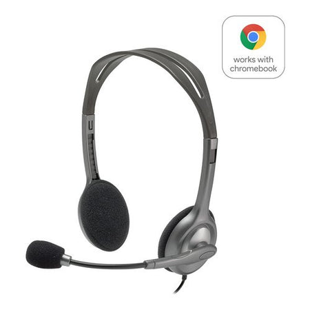 Cuffie microfono filo Logitech 981 000593 H SERIES H111 Stereo Headset