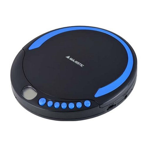 Lettore CD portatile Majestic 109550 Dm 1550 MP3 Black e Blue