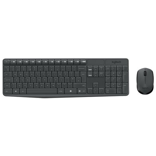Tastiera e mouse Logitech 920 007913 MK SERIES Mk235 Black