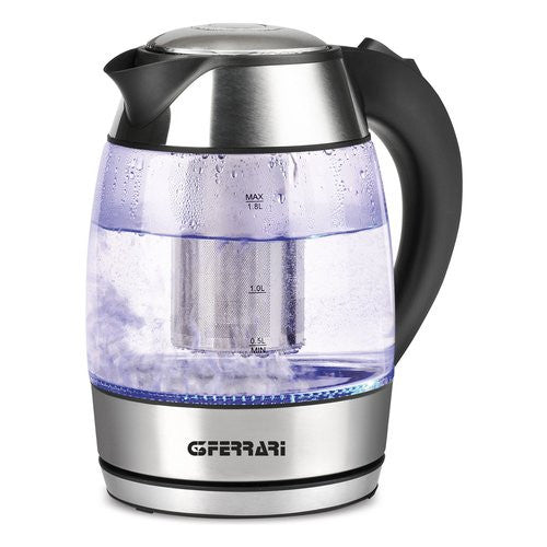 Bollitore elettrico (1,8L) G3 Ferrari G10066 Bolle Blu Inox e Traspare