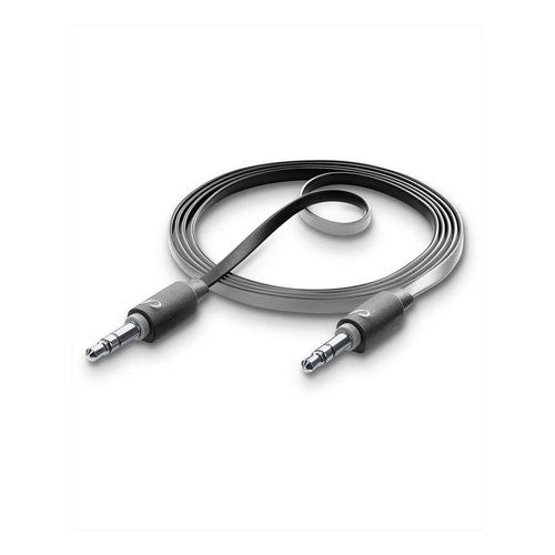 Cavo Jack 3.5 Cellular Line AUXMUSICK Aux Music Black