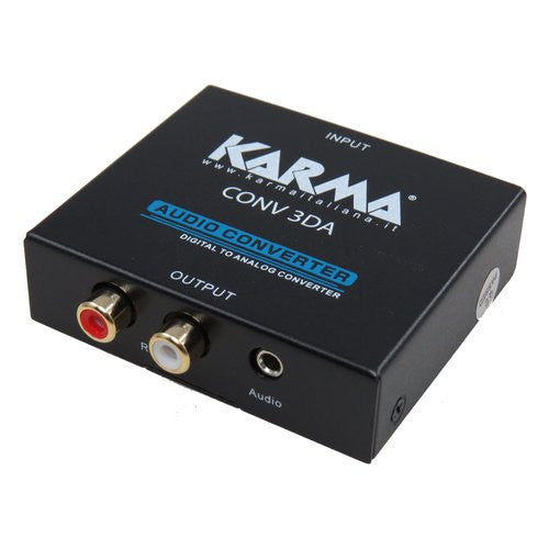 Convertitore audio Karma CONV 3DA Digitale Ad Analogico con Presa Cuff