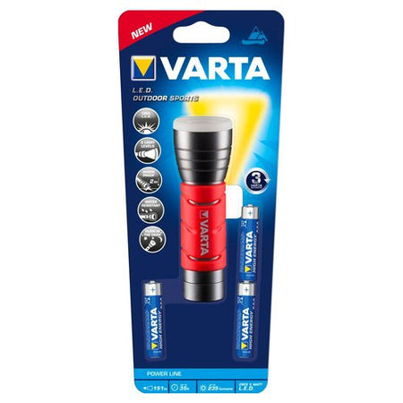 Torcia elettrica multiuso 2 livelli luce Varta 017627101421 Outdoor Sp