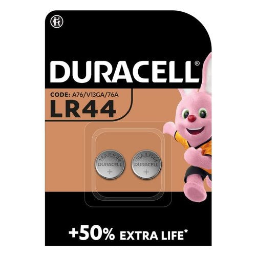 Batteria LR44 Duracell DU23