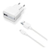 Caricabatterie Cellular Line ACHUSBMUSB2AW CHARGER KIT 12W White