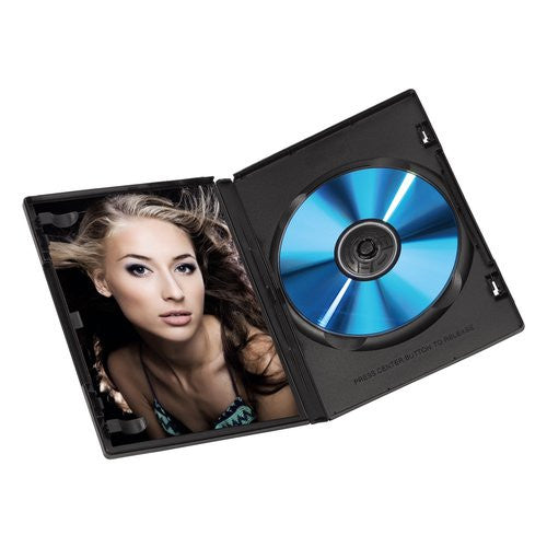 Set custodie CD e DVD Hama 00051297 5 pz Black