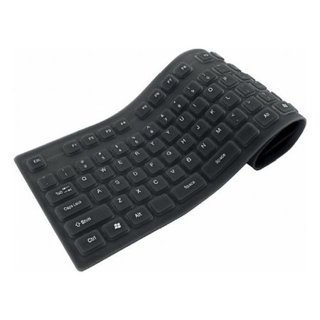 Tastiera computer Manhattan IDATA KB R109L Flessibile in Silicone Wire