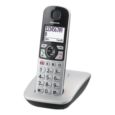 Cordless Panasonic KX TGE510JTS Dect Argento