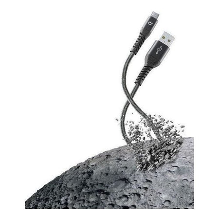 Cavo USB C Cellular Line TETRACABTYC1MK TETRAFORCE Extreme Cable Black