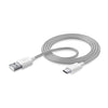 Cavo USB C Cellular Line USBDATATYCSMARTW STYLECOLOR Silver e White