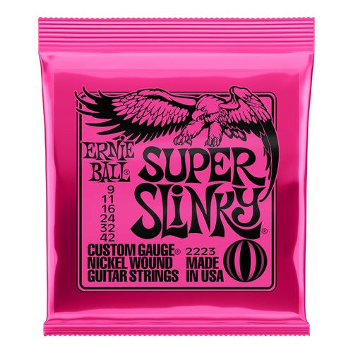 Muta corde chitarra elettrica Ernie Ball P02223 SUPER SLINKY