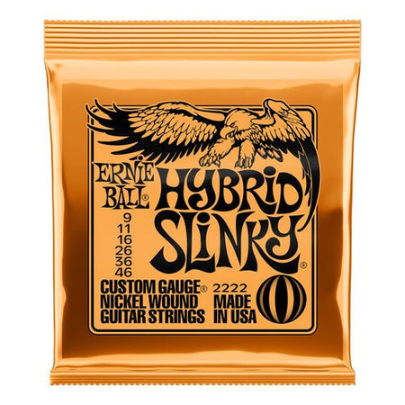 Muta corde chitarra elettrica Ernie Ball P02222 HYBRID SLINKY