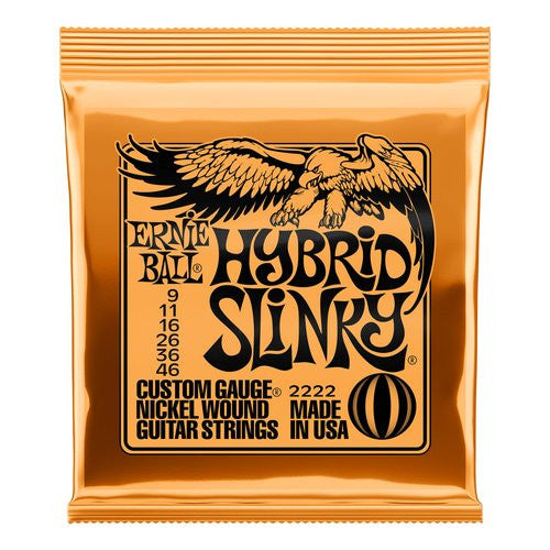 Muta corde chitarra elettrica Ernie Ball P02222 HYBRID SLINKY
