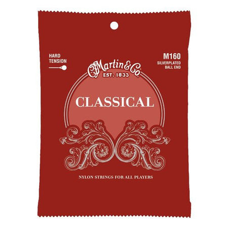 Muta corde chitarra classica Martin & Co M160 CLASSICAL Hard Tension N