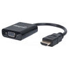 Convertitore video Manhattan 151436 da Hdmi a Vga con Microusb Black