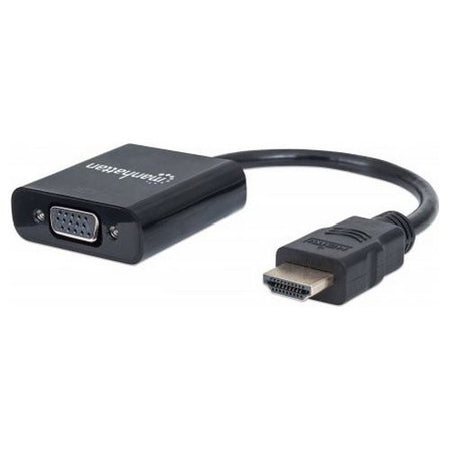 Convertitore video Manhattan 151436 da Hdmi a Vga con Microusb Black