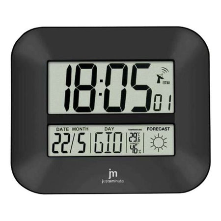 Orologio da parete Lowell JD 9906 JUSTAMINUTE Digitale con datario e m