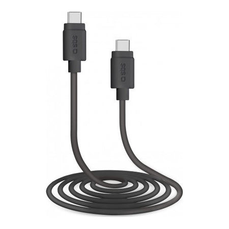 Cavo USB C Sbs TECABLETCC20K CHARGING DATA CABLE 2.0 25W Black