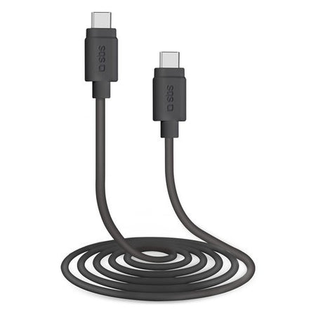 Cavo USB C Sbs TECABLETCC31K CHARGING DATA CABLE 3.1 60W Black