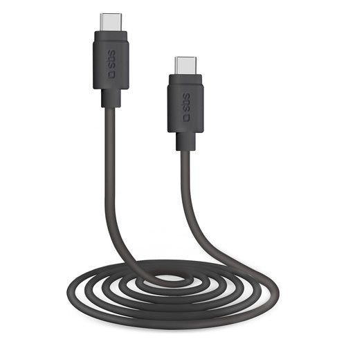Cavo USB C Sbs TECABLETCC31K CHARGING DATA CABLE 3.1 60W Black