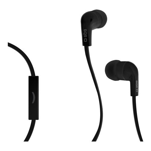 Auricolari microfono filo Sbs TEFLAT2INEARK STUDIO MIX 30 Black