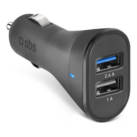 Caricabatterie accendisigari Sbs TECR2USB24AFAST CAR CHARGER 12W Dual