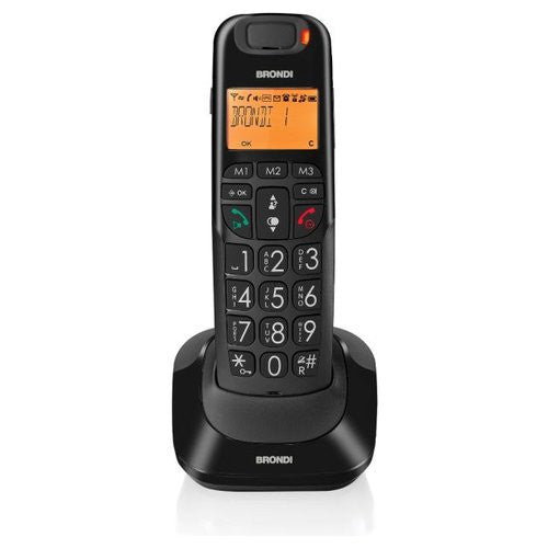 Cordless Brondi 10276030 BRAVO Bright Black
