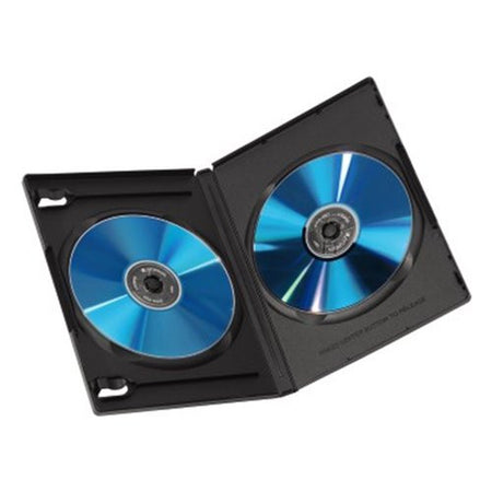 Set custodie CD e DVD Hama 00051294 5 pz Doppie Black