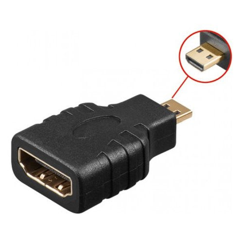 Connettore video Techly IADAP HDMI MD Hdmi a Micro Hdmi Tipo D F M Bla