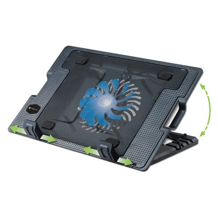 Base raffreddamento Techly ICOOL CP12TY ICOOL Black e Blue