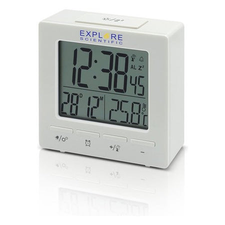 Sveglia Explore Scientific RDC1005 Multifunzione radiocontrollata Whit