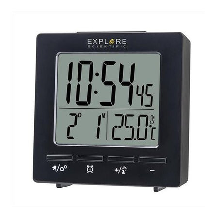 Sveglia Explore Scientific RDC1005BLK Multifunzione radiocontrollata B