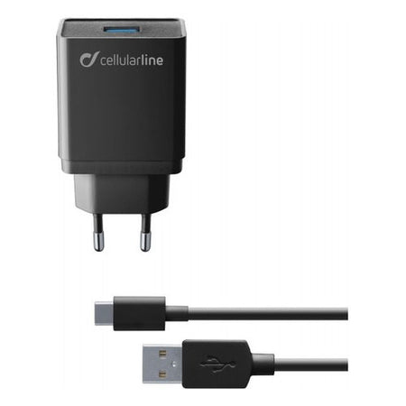 Caricabatterie Cellular Line ACHKIT10WTYCK CHARGER 10W Black