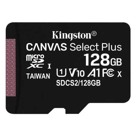 Scheda di memoria Kingston SDCS2 128GB CANVAS Select Plus Black