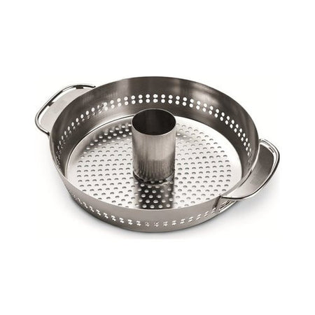 Griglia barbecue Weber 8838 Supporto Cottura Pollame Inox lucido