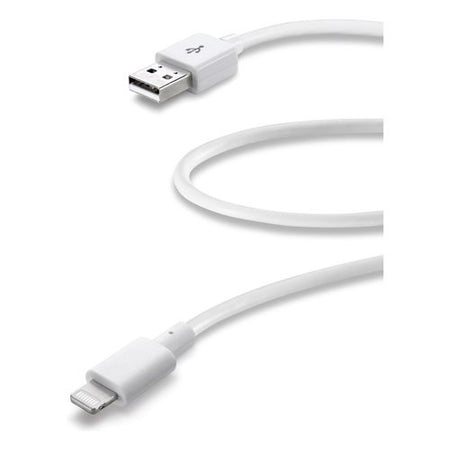Cavo Lightning Cellular Line USBDATA06MFIIPHW Certificato Apple Mfi Wh