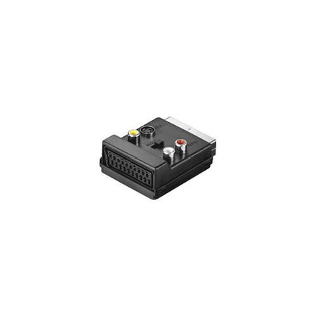 Connettore video Techly IADAP SCART 312 Scart Adapter in Out Black