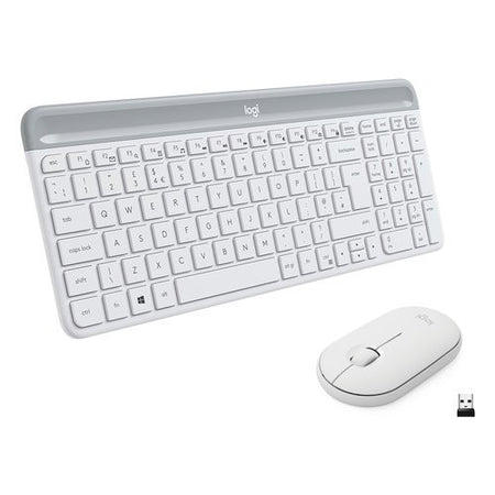 Tastiera e mouse Logitech 920 009197 MK SERIES Mk470 Slim Combo White