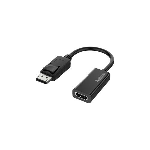 Connettore video Hama 00200335 Displayport a Hdmi Black