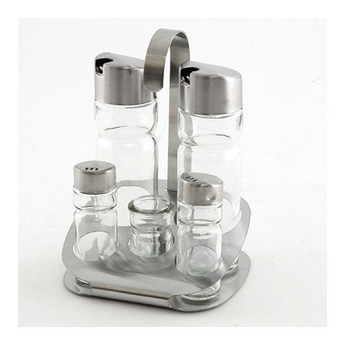 Set condimento Ilsa 1250000 Menage Cromo lucido