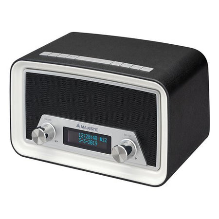 Radio Majestic 109842 VINTAGE Dab 842N Black e White