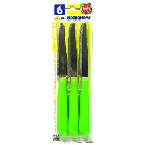 Set coltelli Coltellerie Inox Bonomi 30006VSC Verde